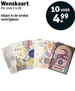 Kruidvat Wenskaart aanbieding