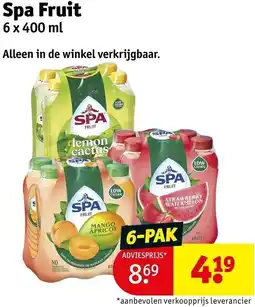 Kruidvat Spa Fruit aanbieding