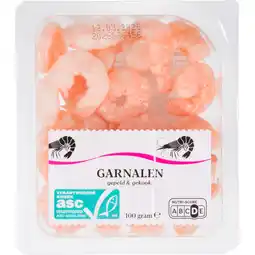 Dirk Garnalen gekookt en gepeld aanbieding