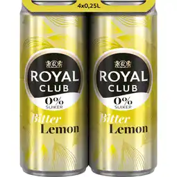 Dirk Royal Club Bitter lemon 0% 4x 25cl aanbieding