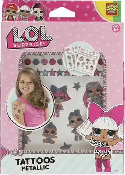 Dirk LOL tattoos metallic aanbieding