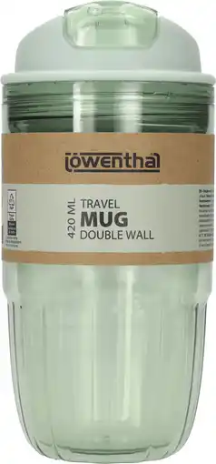 Dirk Löwenthal Dubbelwandige mok 420 ml aanbieding