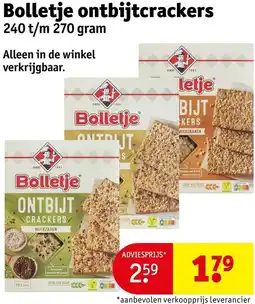 Kruidvat Bolletje ontbijtcrackers aanbieding