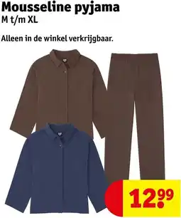 Kruidvat Mousseline pyjama aanbieding