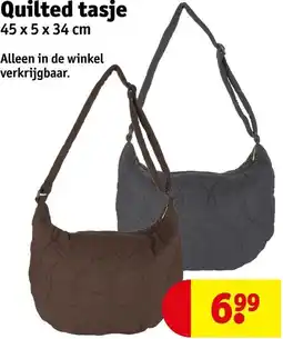 Kruidvat Quilted tasje aanbieding