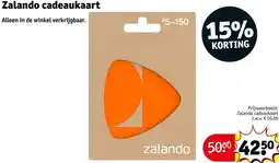 Kruidvat Zalando cadeaukaart aanbieding