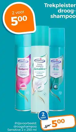 Trekpleister Trekpleister droogshampoo aanbieding