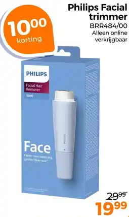 Trekpleister Philips facial trimmer aanbieding