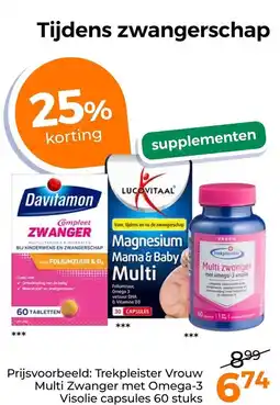 Trekpleister Tijdens zwangerschap aanbieding