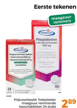 Trekpleister Eerste tekenen aanbieding