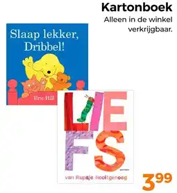 Trekpleister kartonboek aanbieding