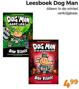 Trekpleister Leesboek Dog Man aanbieding
