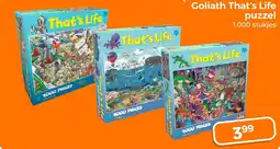 Trekpleister Goliath That's Life puzzel aanbieding
