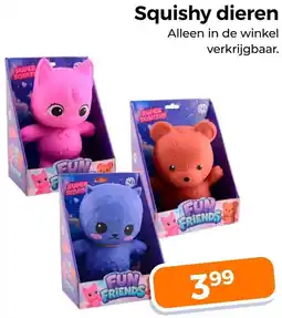 Trekpleister Squishy dieren aanbieding