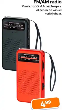 Trekpleister FM/AM radio aanbieding