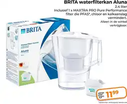 Trekpleister Brita waterfilterkan Aluna aanbieding