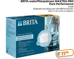 Trekpleister BRITA waterfilterpatroon MAXTRA PRO Pure Performance aanbieding