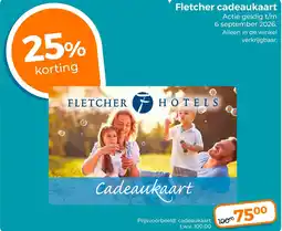 Trekpleister Fletcher cadeaukaart aanbieding