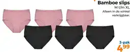Trekpleister Bamboe slips aanbieding