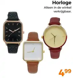 Trekpleister Horloge aanbieding