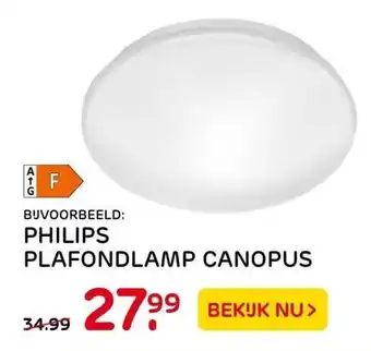 Praxis PHILIPS PLAFONDLAMP CANOPUS aanbieding