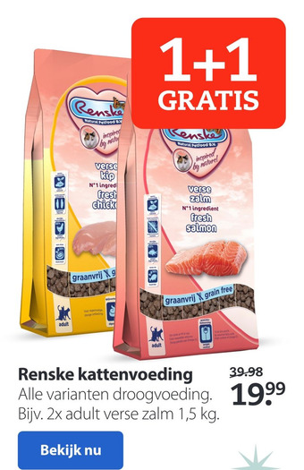 Pets Place Renske kattenvoeding aanbieding