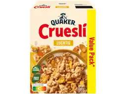 Hoogvliet Quaker Cruesli luchtig aanbieding