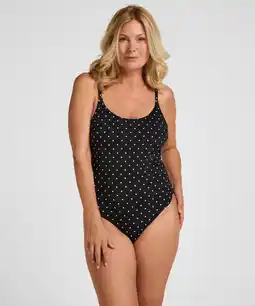 Hunkemoller Hunkemöller Badpak Luxe met Stippen Zwart aanbieding