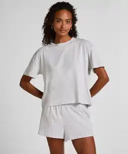 Hunkemoller Hunkemöller Pyjamaset Jersey Heart Grijs aanbieding