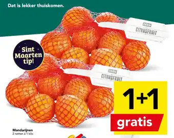 Spar Tros Mandarijnen 1+1 gratis aanbieding