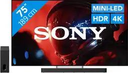 Coolblue Sony Bravia 9 II True RGB 75 (2026) + Sony Bravia Theatre Bar 7+S aanbieding