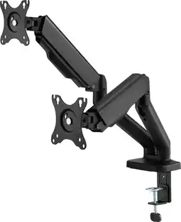 Coolblue BlueBuilt Monitorarm Mechanische Veer voor 2 Monitoren aanbieding
