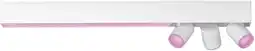 Coolblue Philips Hue Centris Opbouwspot White and Color - Wit - Rechthoek - 3-spots aanbieding