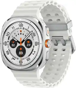 Coolblue Samsung Galaxy Watch Ultra (2025) 4G Titanium Wit 47mm aanbieding