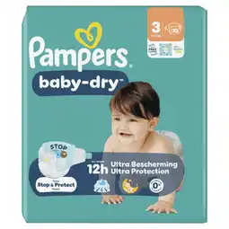 Dekamarkt Pampers Baby-dry maat 3 aanbieding
