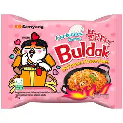 Dekamarkt Samyang Buldak hot chicken ramen carbonara aanbieding