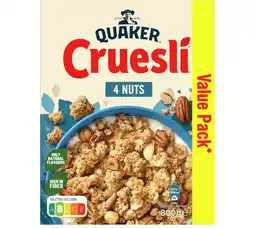Dekamarkt Quaker Cruesli 4 nuts aanbieding