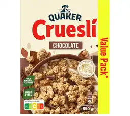 Dekamarkt Quaker Cruesli chocolate aanbieding