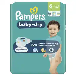 Dekamarkt Pampers Baby-dry maat 6 aanbieding