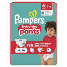 Dekamarkt Pampers Baby-dry pants maat 6 aanbieding