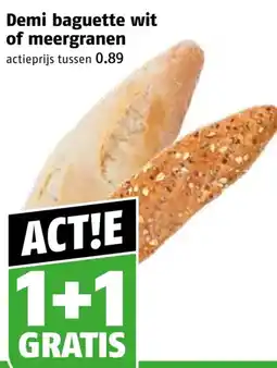 Poiesz Demi baguette wit of meergranen aanbieding