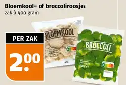 Poiesz Bloemkool- of broccoliroosjes aanbieding