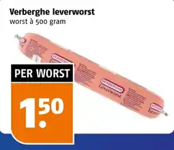 Poiesz Verberghe leverworst aanbieding