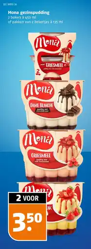 Poiesz Mona gezinspudding aanbieding