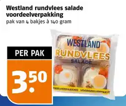 Poiesz Westland rundvlees salade aanbieding