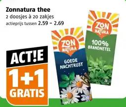 Poiesz Zonnatura thee aanbieding