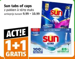 Poiesz Sun tabs of caps aanbieding