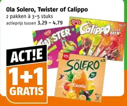Poiesz Ola Solero, Twister of Calippo aanbieding