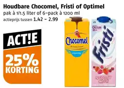 Poiesz Houdbare Chocomel, Fristi of Optimel aanbieding