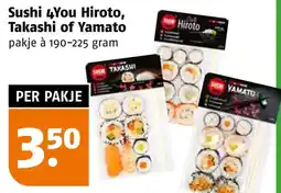 Poiesz Sushi 4You Hiroto, Takashi of Yamato aanbieding